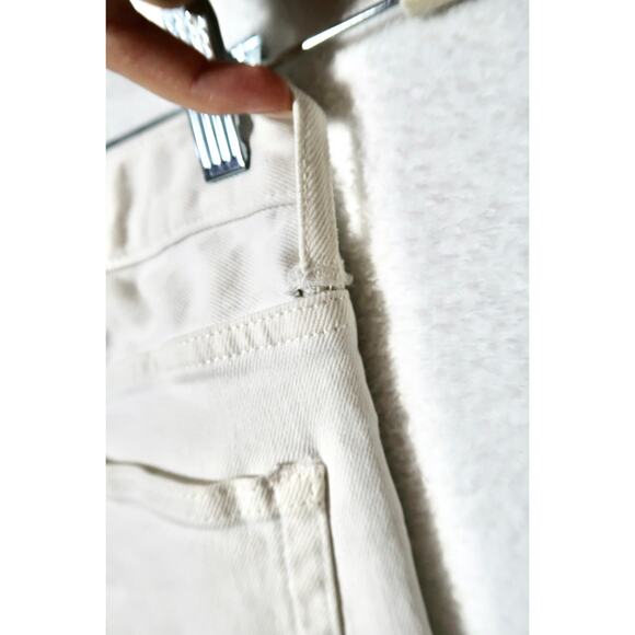 Everlane Jeans Womens 26 White High Rise Skinny Leg Ankle Denim Jeans Stretch - Picture 6 of 6
